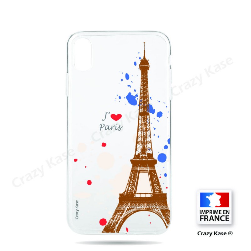 Coque compatible iPhone Xr souple Paris - Crazy Kase